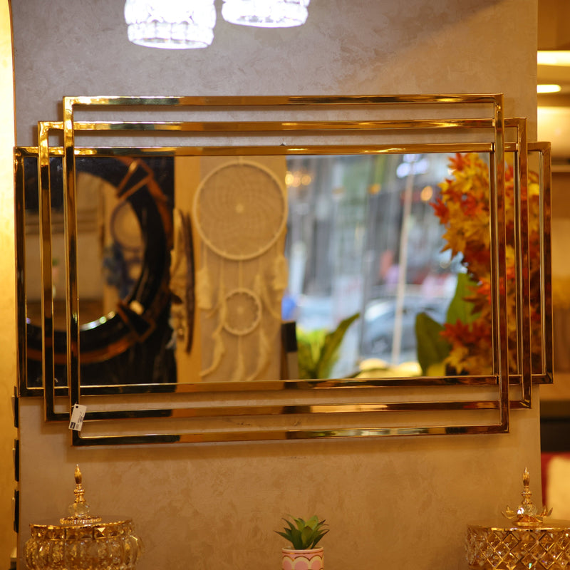 3 frames Stainless 304 Wall Mirror