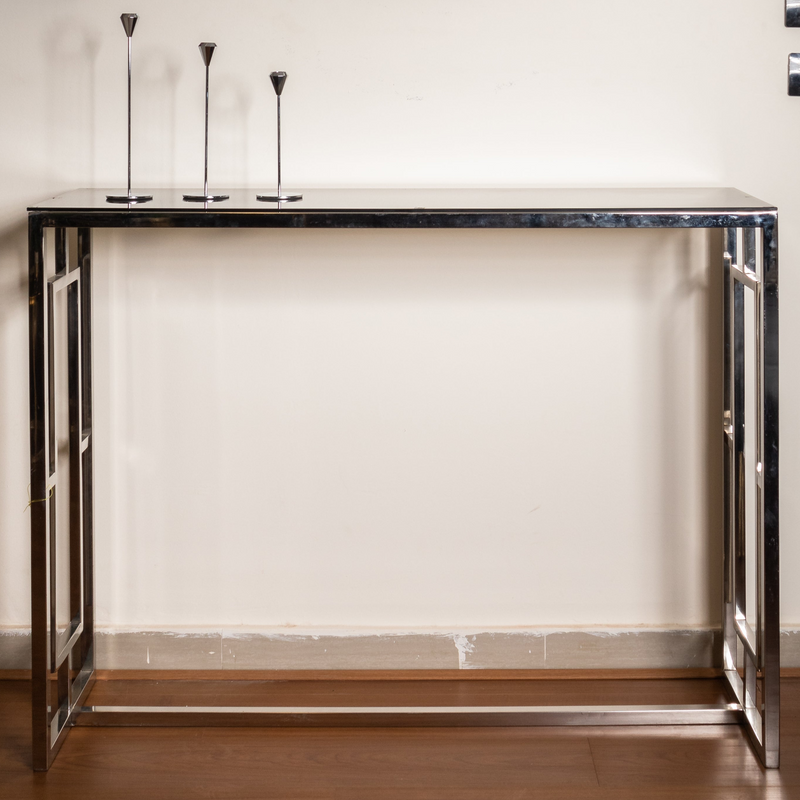 Two window Stainless 304 Console (silver)